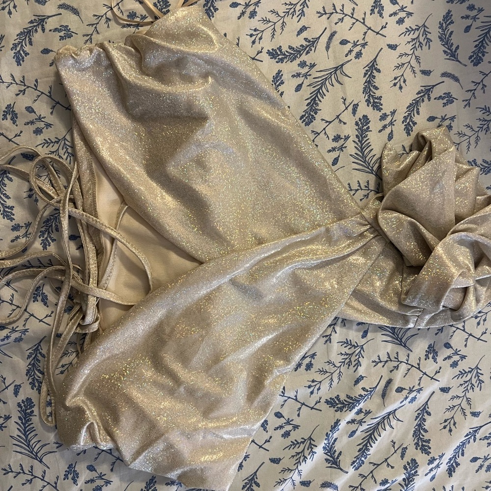 Sparkly Wrap Top